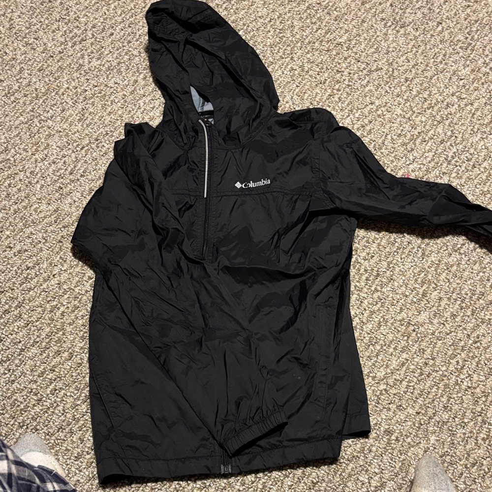 Columbia Black Kids Raincoat